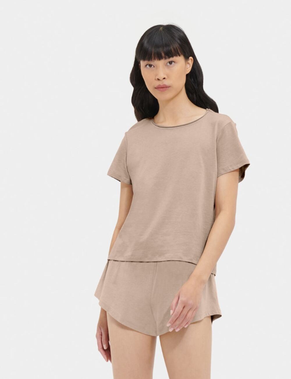 UGG Perline Loungewear Tee T Shirt Coffee M
